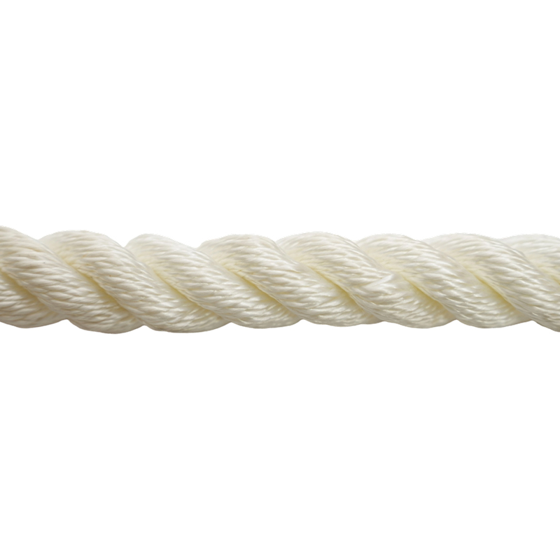 Corde/ligne d'amarrage d'aussière multifilament en polypropylène à 3 brins